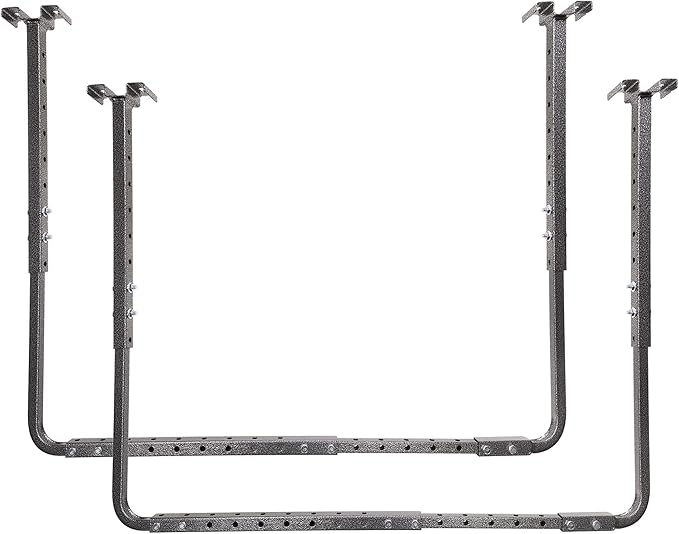 80844-10 34 in. x 26 in. Adjustable Garage Ceiling Mount Storage Rack Kit by Hyloft