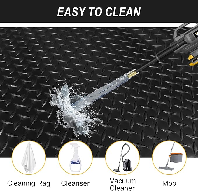7.5x20 FT Garage Floor Mat, 2.8mm Thickened Flooring Roll - Image 5