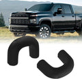 Tow Hook Covers for Silverado 2500/3500 HD 2020-2026, Hitch Cover Front Tow Hooks Compatible with Chevrolet Silverado 2500/3500 2020-2026 Accessories (Black)
