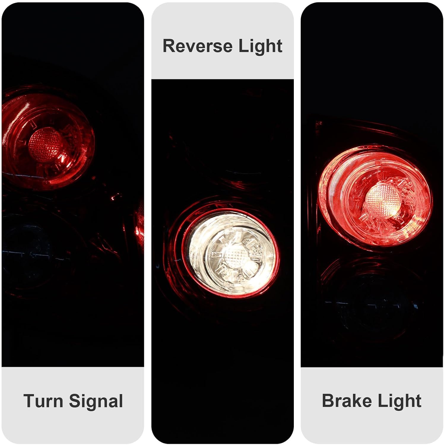 Tail Lights Assembly Compatible with 2010-2015 Chevy Equinox,Left Driver Side Rear Light Taillights Replacement # GM2801242