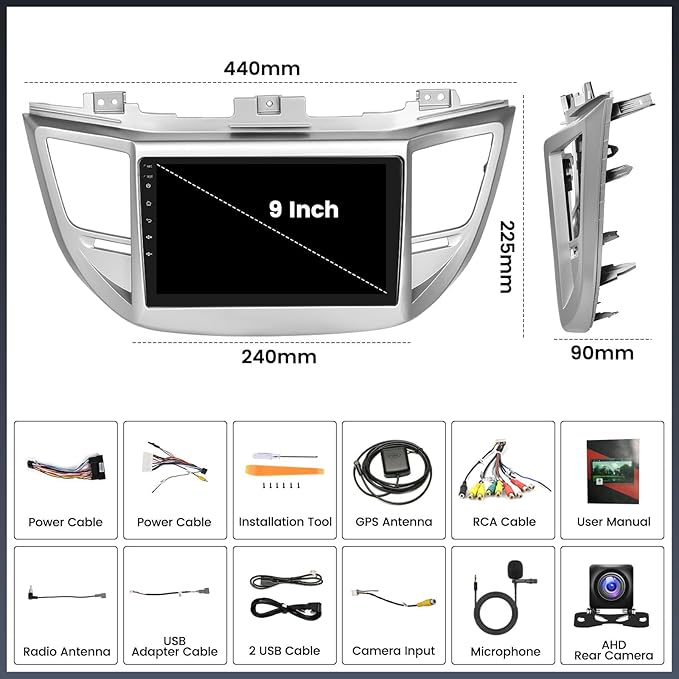 2G+64G 9 Inch Android Car Stereo - Image 8