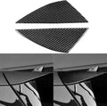 Premium Real Carbon Fiber Compatible with Ford Explorer 2020-2024 2021 2022 2023 Accessories Car Rear Spoiler Tail Wing Trim Panel Cover Exterior Trim Sticker Decal Black 2PCS