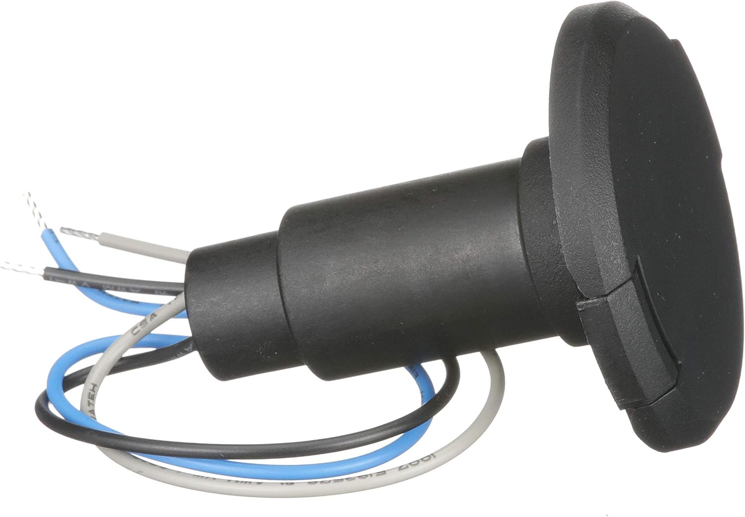 Attwood 910R3PB-7 LightArmor Plug-in Light Base, for Attwood Pole Lights, 3-Pin, Round, Composite Black, Low-Profile