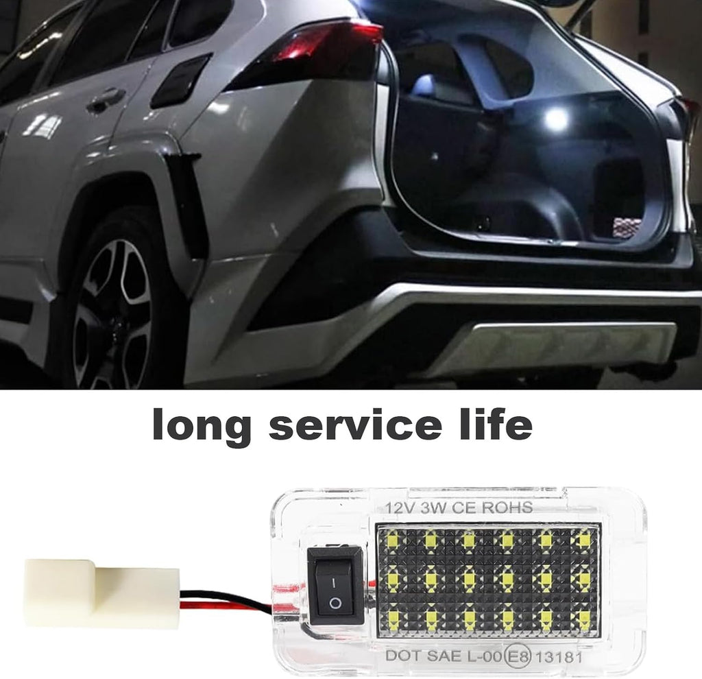 LED Luggage Compartment Light Fits for Toyota RAV4,Trunk Ceiling Lights Lamps,Decorative Atmosphere Lamp,Interior Replacement LED Lights Lamps,Car Accessories (for Toyota RAV4 2022-2025)