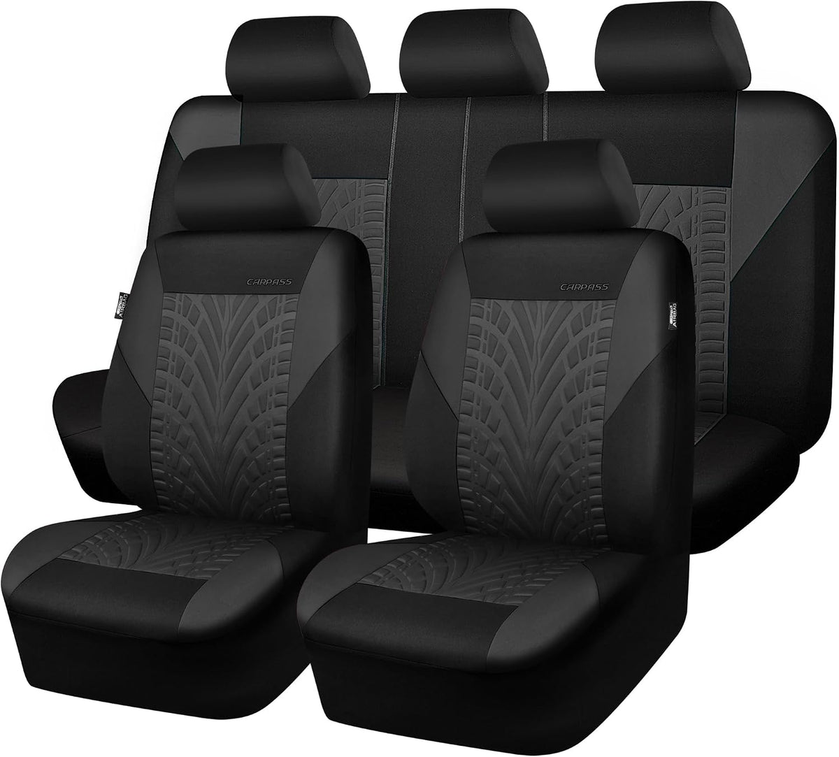 car pass car seat covers full sets, front shown in use