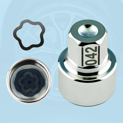 #042 Compatible with BMW 1 3 5 7 8 X2 X3 X5 X6 Wheel Lock Key Tire Lug Key | 042 Wheel Locking Nut Key Replacement