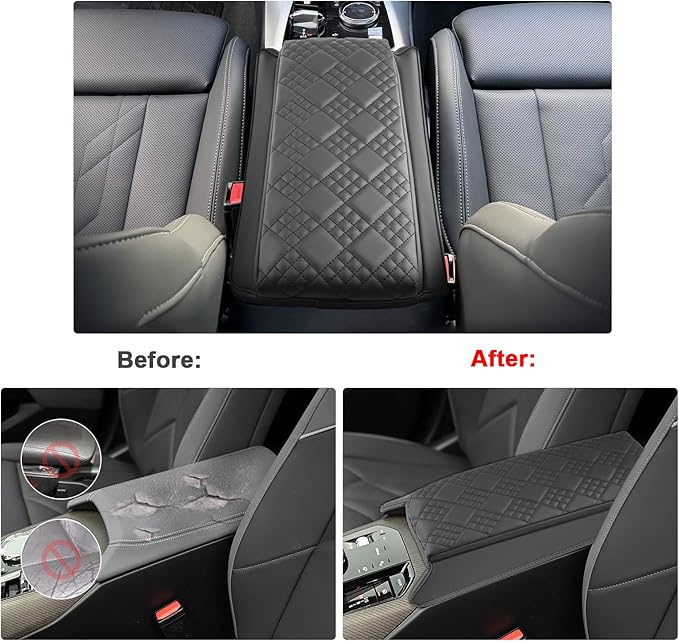 SXCY for 2025 BMW X3 Armrest Cover Pad for 2025 BMW X3 Accessories 2025 X3 - Image 2