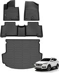 ANBINGO®Floor Mats Fit for Hyundai Santa Fe Sport 2013-2018 All Weather Car by ANBINGO