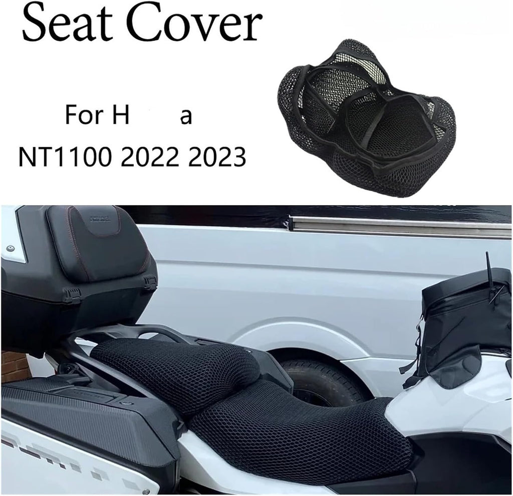 for Hon&da NT1100 NT 1100 2022 2023 Motorcycle Seat Cover Heat Insulation 3D Mesh Fabric Breathable Non-Slip Protection Cushion Motorcycle Cushion Cover