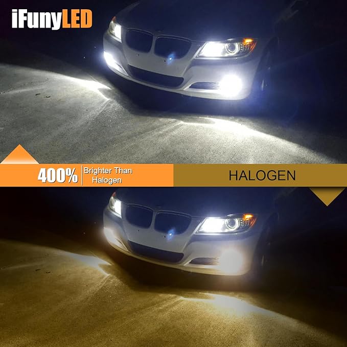 PSX26W 12278 LED Bulbs, Super Bright 12278C1 H28W PWY26W Fog Light 6500K Cool - Image 2