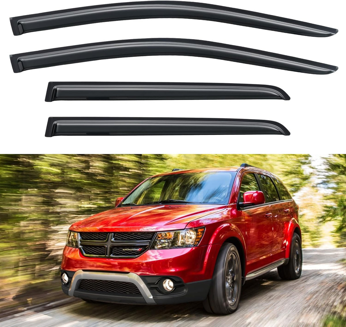 Window Visors Rain Guards Shield