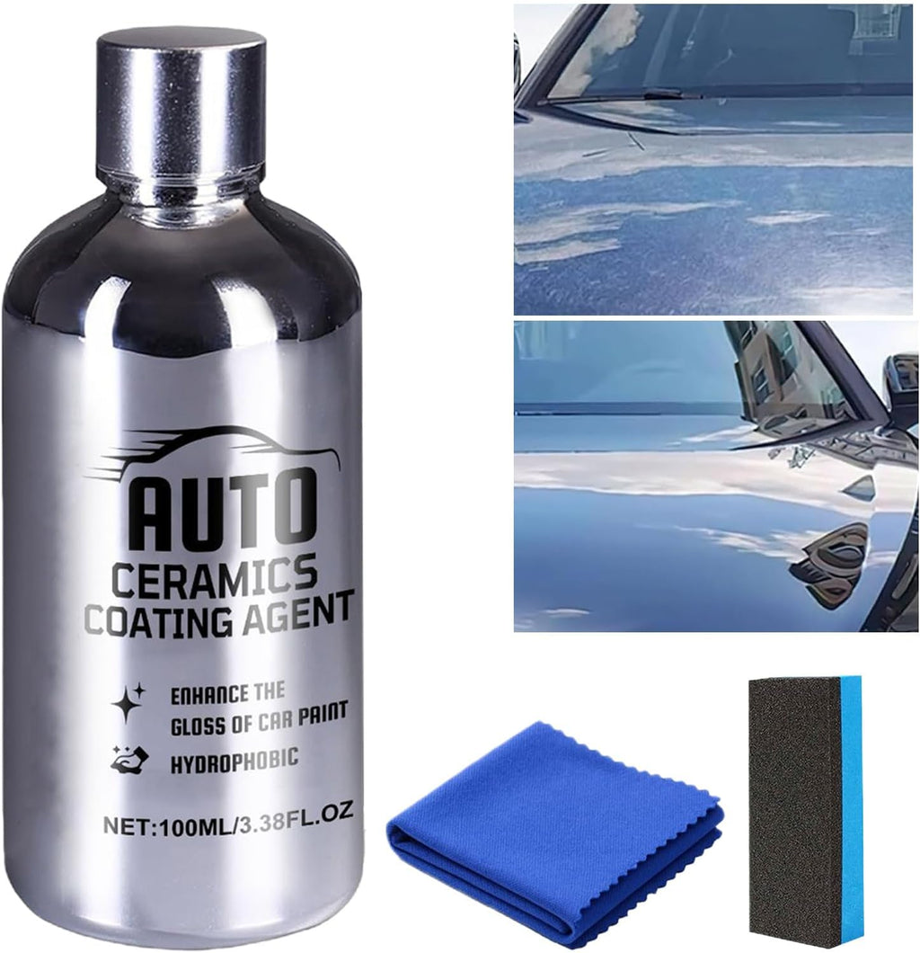 Automotive Nano-Ceramic Coating, Scratch-Filling Finish, 100ml, Car Truck Paint Sealant, Anti-Rust Scratch Guard, Effortless Application Process, For Vehicle Care