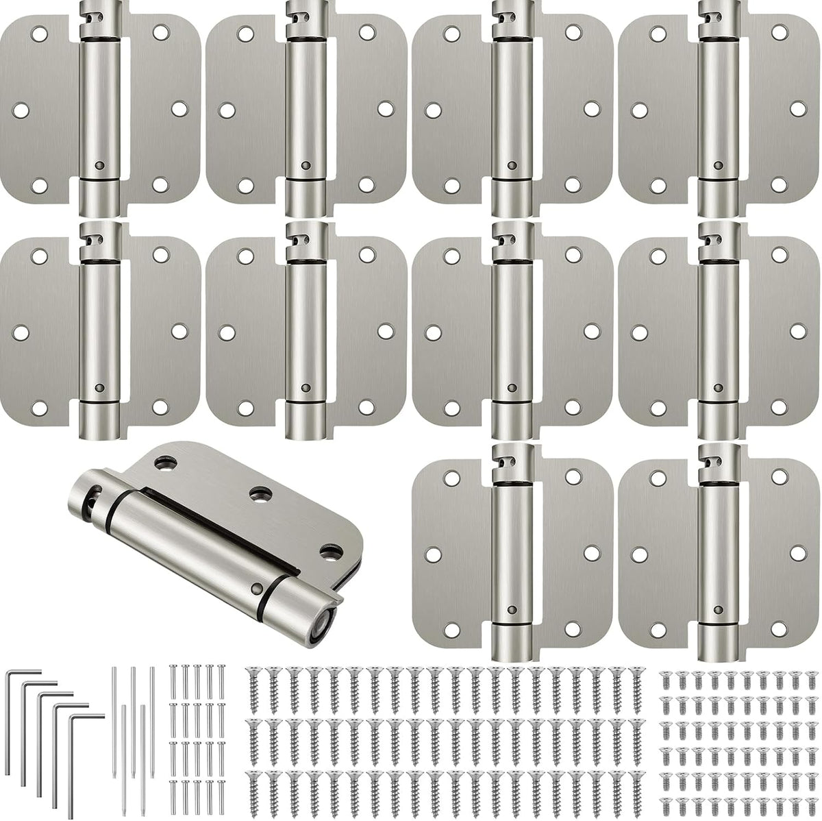 yaocom 10 pcs self closing door hinge 3.5'', main product view