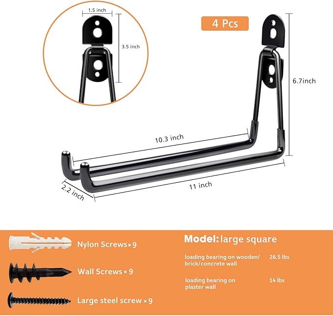 Garage Hooks Heavy Duty - Image 3