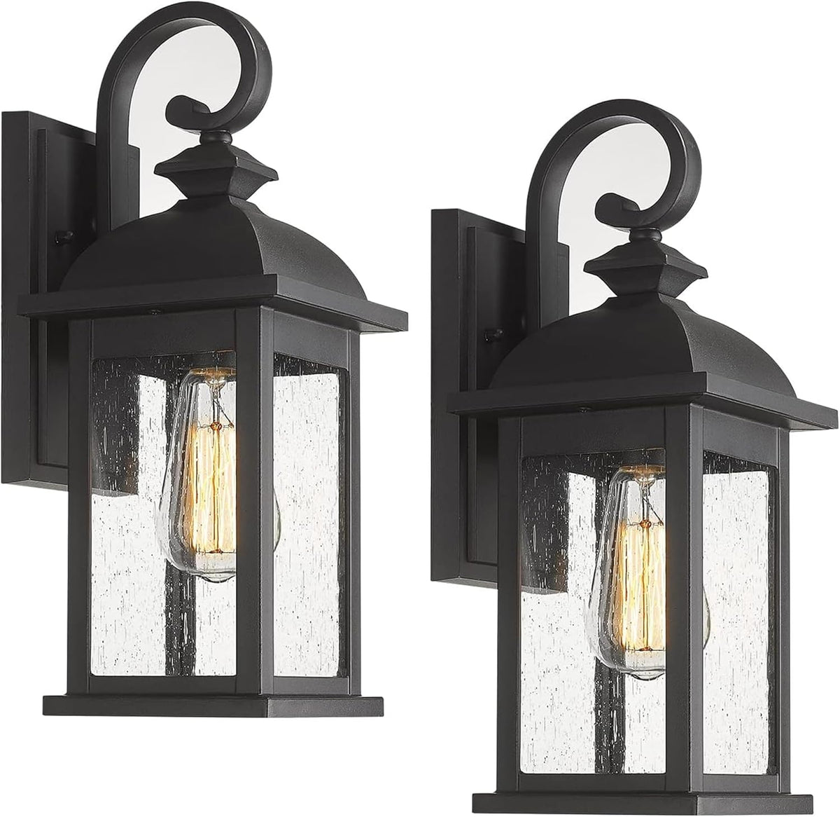 FEMILA Exterior Wall Sconce, 2 Packs Outdoor Waterproof Wall Lights Fixture