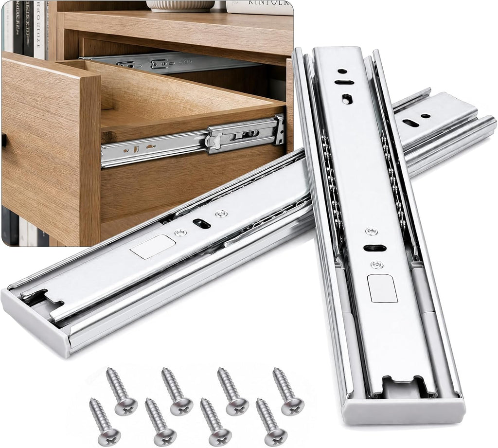 10 inch soft close drawer slides 6 pairs, main product view