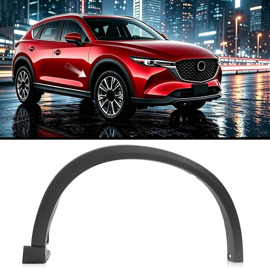 Wheel Flare Molding Trim Fit for Mazda CX-5 CX5 2022 2023 2024 Wheel Cover KPF151W20 (Front Right Passenger Side)