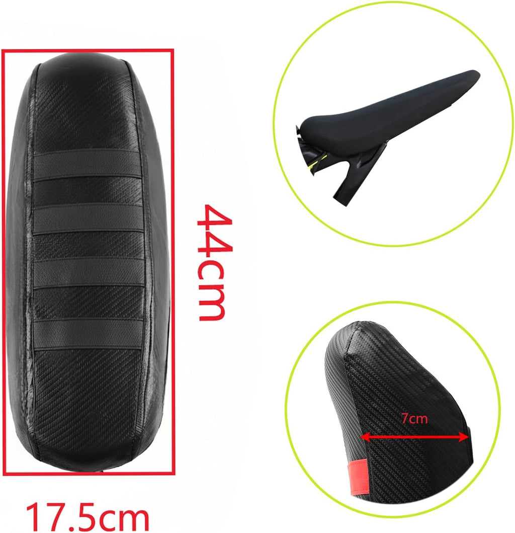PVC Seat Cover Protective Cushion Motorcycle Accessories for SUR-Ron Surron Light Bee S X Segway X160 X260 Electric Vehicle Bike (Blue)