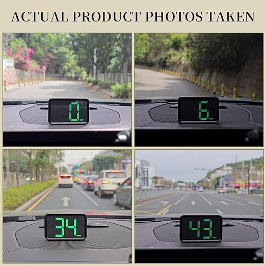 GPS Digital Speed Meter with MPH, Car Head Up Display - Image 5