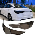 STSEV01 Taillight Cover Trim Fit for Nissan Sentra 2020-2025 Accessories S/SR/SV,Tail Light Smoked Black Style Rear Lamp Protective Guards Exterior Decoration