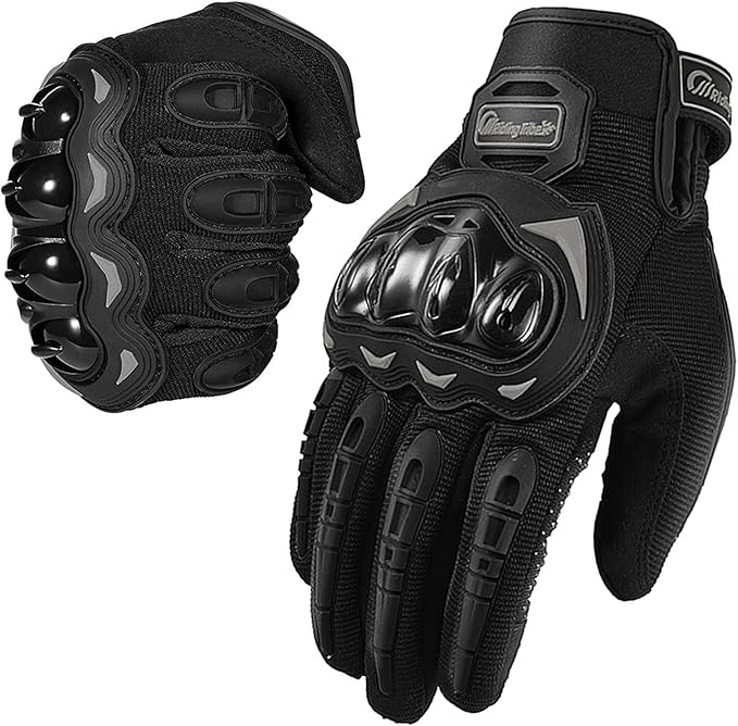 Motorcycle Gloves for Men and Women Full Finger Touchscreen Mountain Dirt Bike by BIHAIZG
