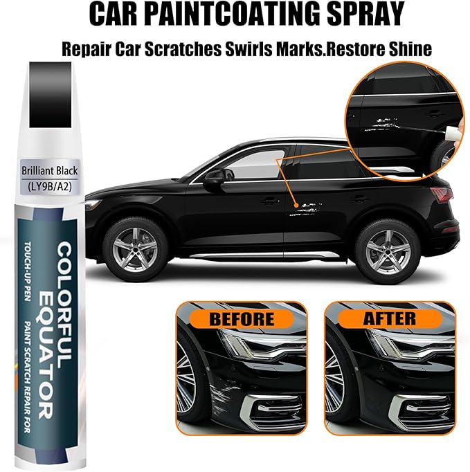 Brilliant Black Touch Up Paint Compatible - Image 3