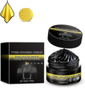 Tyre Nourish Cream, Powerful Wheel Cleaning Refurbish Wax, Restores Black Gloss for Cars, Uv Protection And Waterproof Coating, Long-Lasting Tire Shine Gelfor for Car Tires (1pcs)