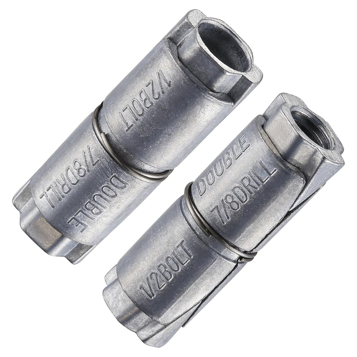 wensilon (100 pcs) 1/2x2-1/2x7/8 double expansion anchor, zinc, main product view