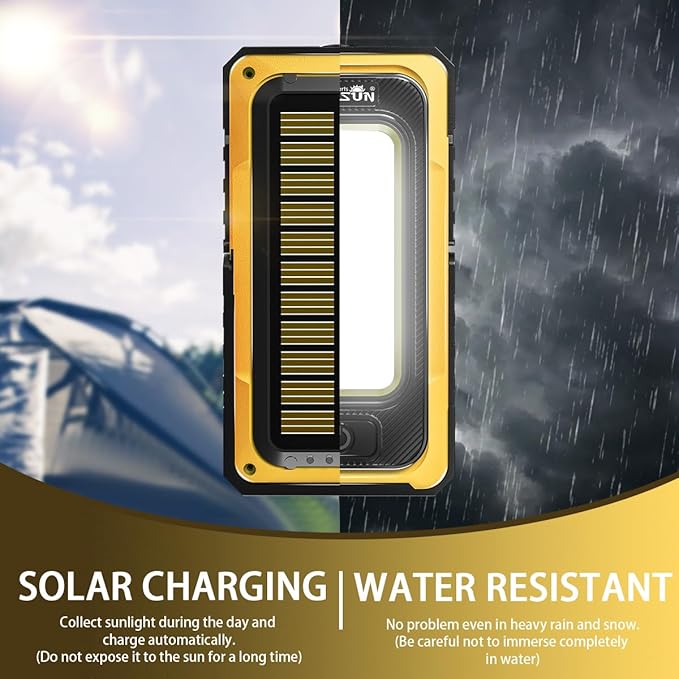 WARSUN Portable Rechargeable Magnetic Work Light, LED Flood Light Waterproof - Image 4