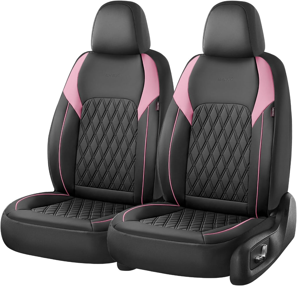 coverado leather seat covers, waterproof car seat covers on a desk or shelf