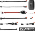 XK Glow KS-MOTO-STANDARD Standard Chrome App Controlled Light Kit