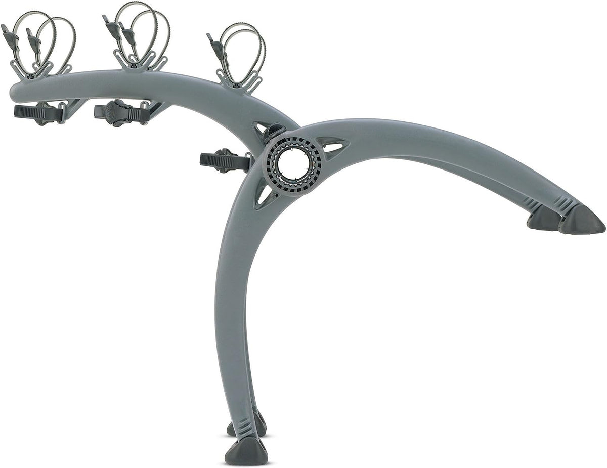 Saris Bones Car Trunk Bicycle Rack Carrier, Mounts 3 Bikes, Anti-Sway Straps