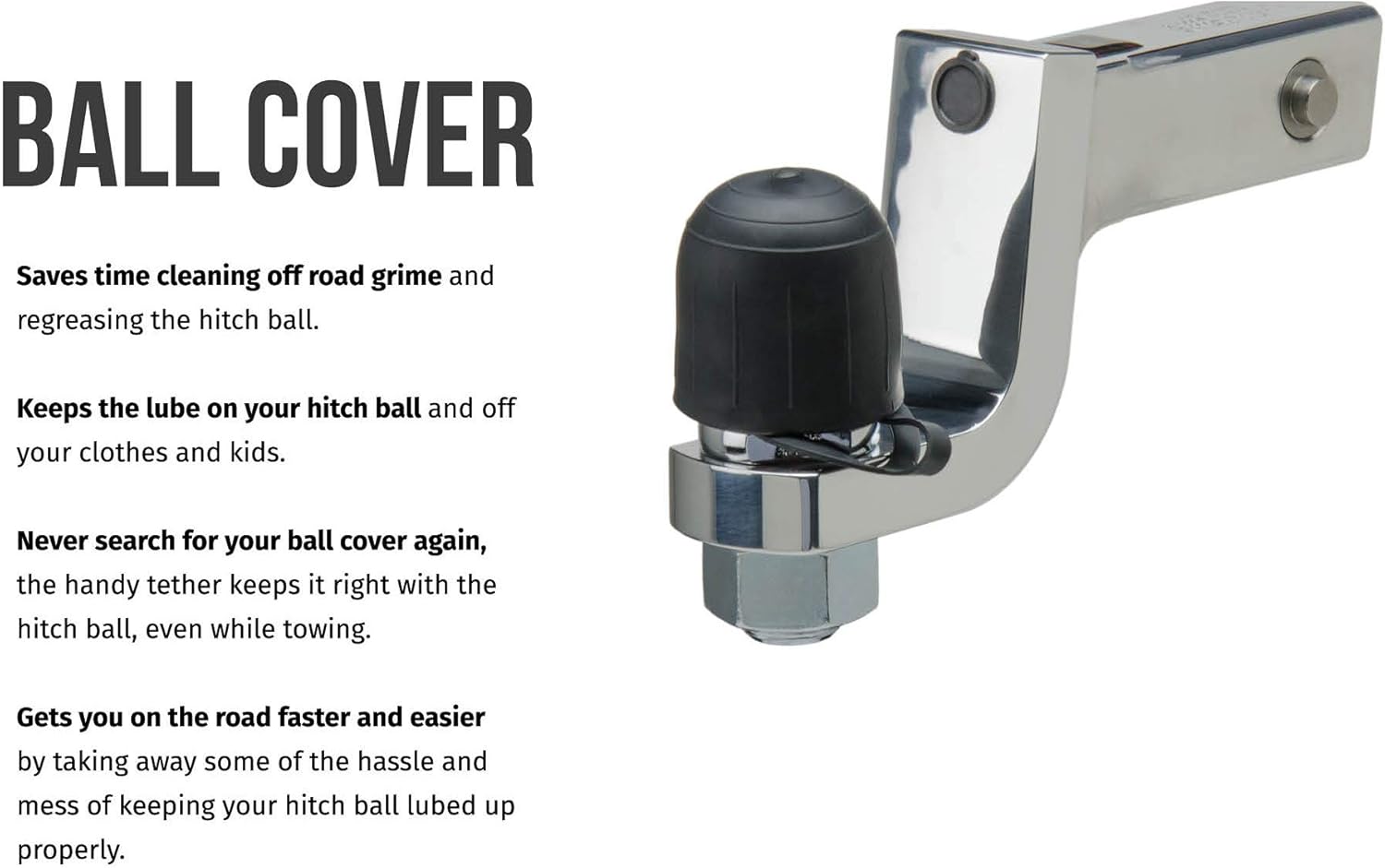 Fastway 82-00-3216 2-5/16" Ball Cover with Tether