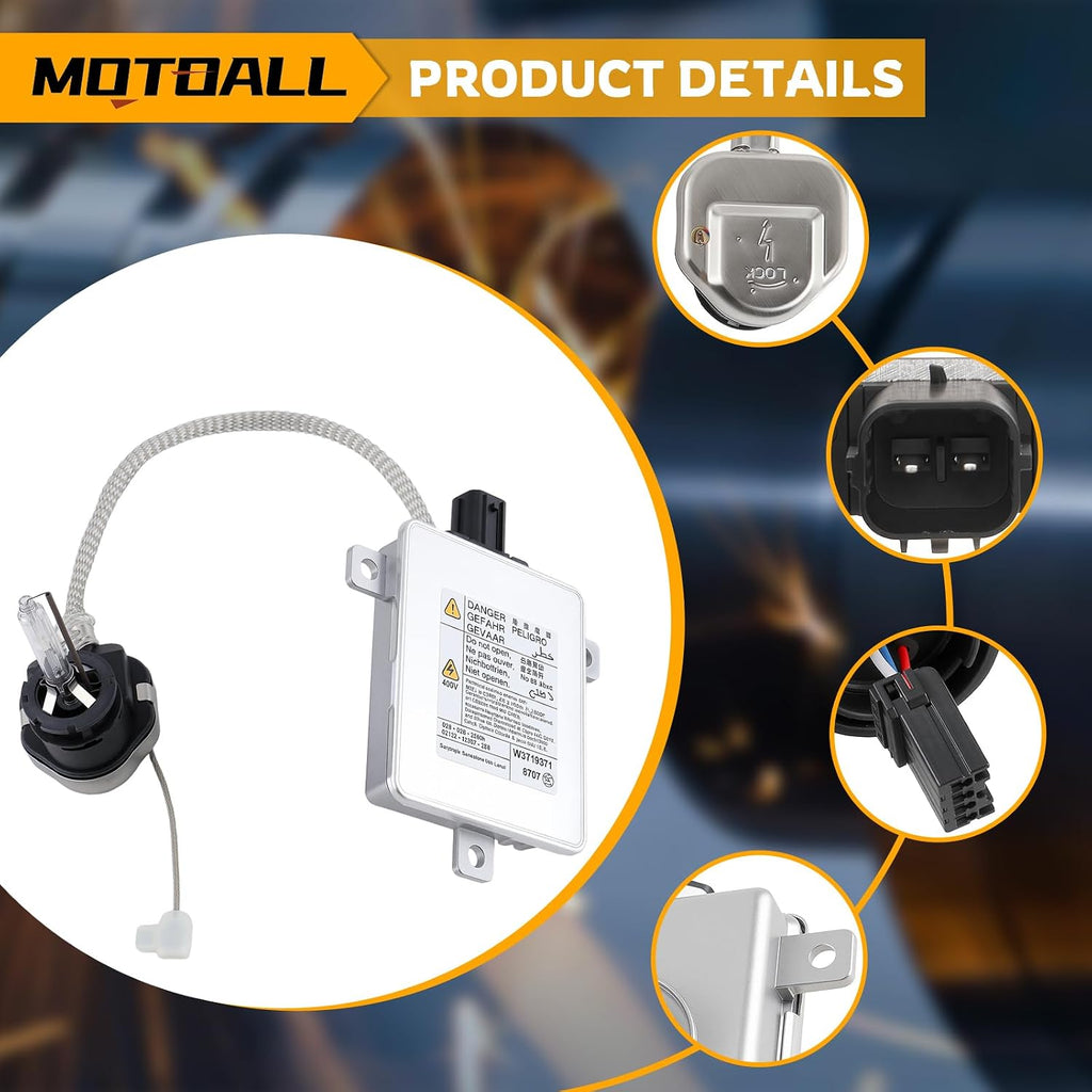 MOTOALL W3T15671 Xenon HID Ballast Control Unit Assembly Module for Acura Mazda Mitsubishi W3T19371 W3T13072