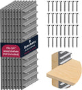 made in usa ezstudrack adjustable shelf brackets, 8-pack, main product view