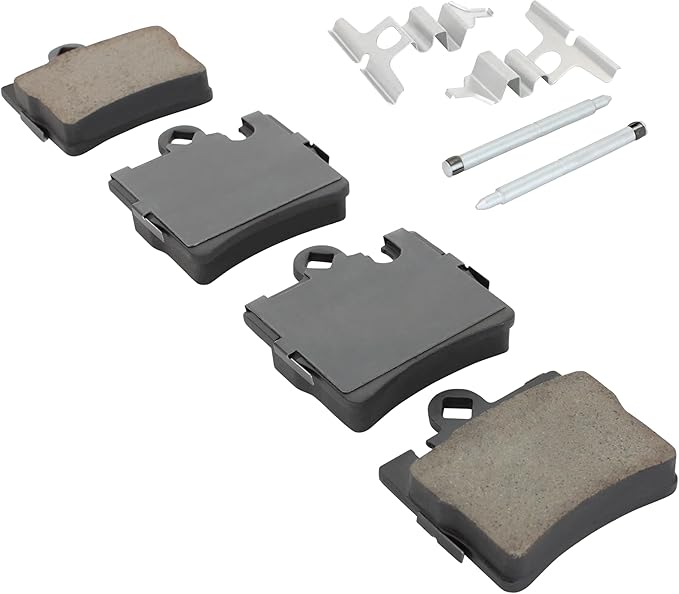 Premium Semi-Metallic Rear Brake Pads Compatible