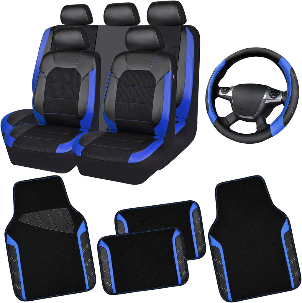 car pass air mesh leather car seat covers, main product view