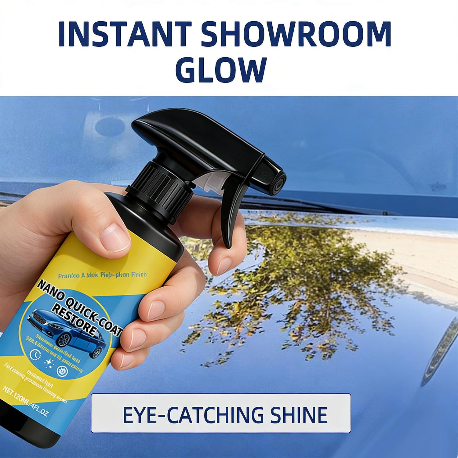 1pc Automotive Paint Restoring Coating Agent Sprayer Vehicle Polish Quick Effect Car Sprinkle