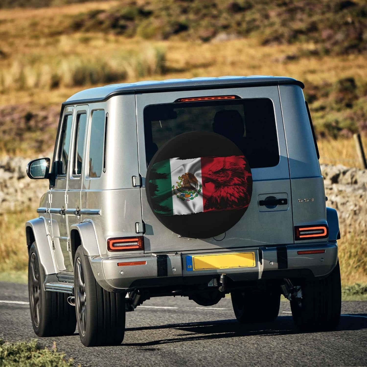 Mexico Eagle Flag Car Tire Dust Cover for Your SUV, Jeep, Rv, Trailer, Truck