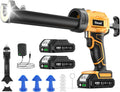 electric caulking gun, cordless caulk gun with 2x, main product view