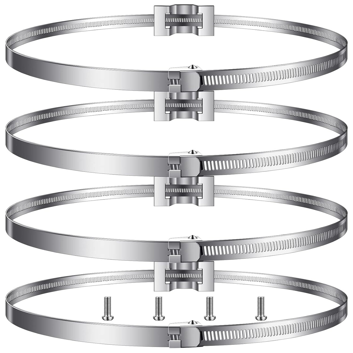 oudain 16 pack sign mounting bracket, adjustable 4-15", main product view