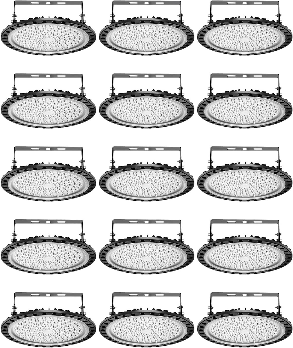 Viugreum High Bay LED Shop Lights, 500W UFO LED High Bay Light 50, 000LM 120V