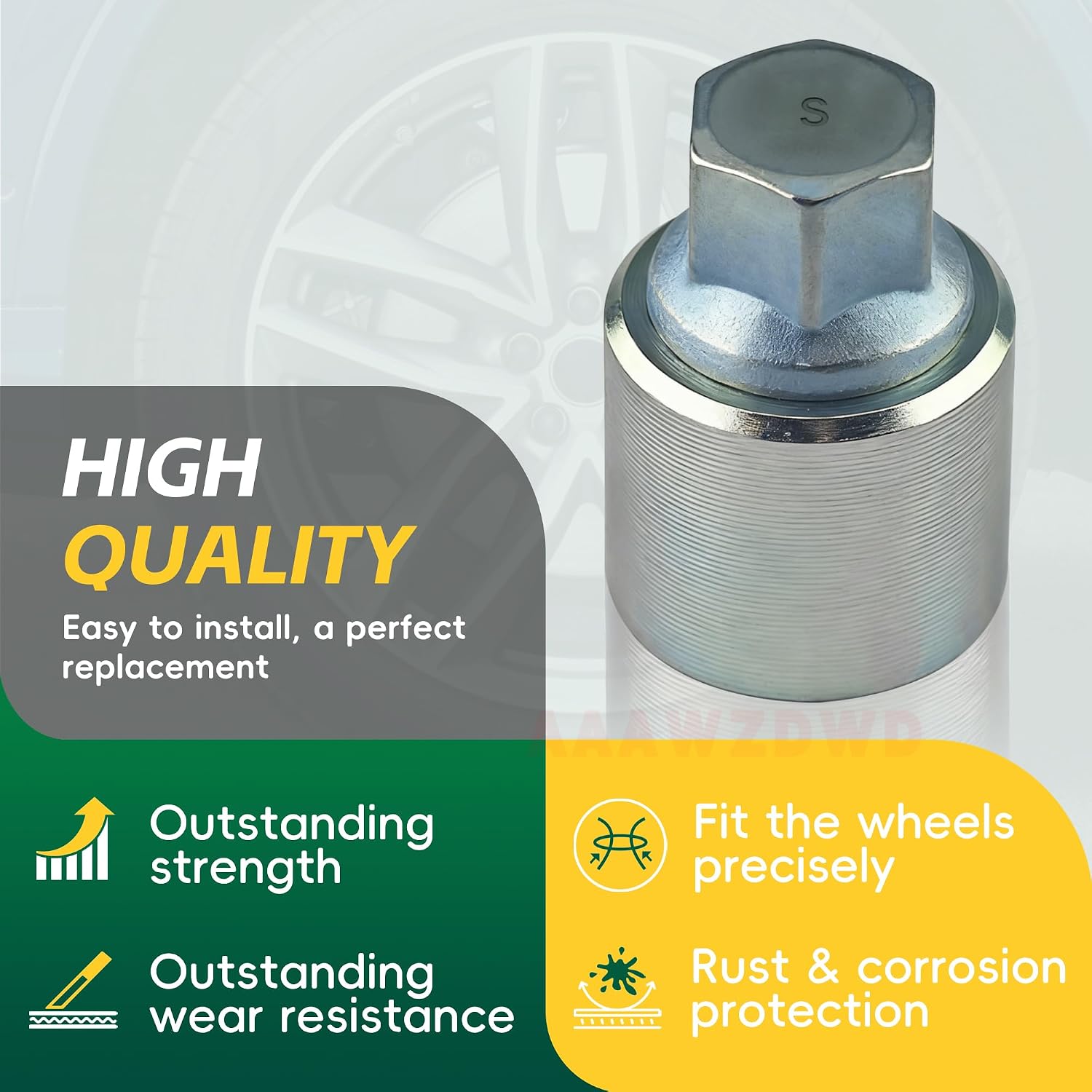 #S/816 Compatible with Audi A3 A4 A5 A6 A8 Q3 Q5 Q7 Wheel Lock Key Lug Key | S 816 Wheel Locking Nut Key Tire Lug Key Replacement