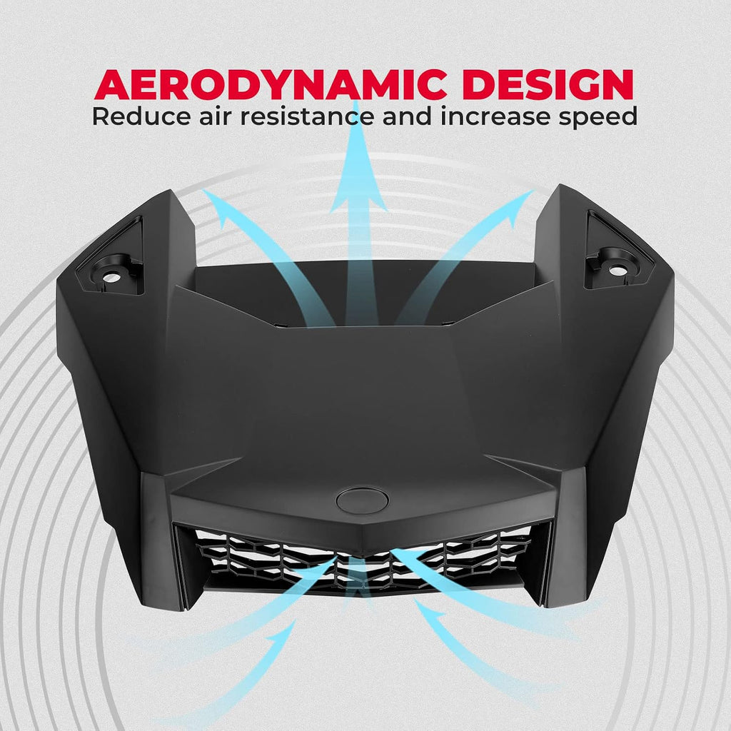 KEMIMOTO Hood Compatible With 2019-2023 Polaris RZR XP 1000 / XP Turbo / Turbo S RZR 1000 Hood Scoop Replacement Air Intake Kit ABS Material Impact Resistant