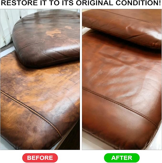 Leather Recoloring Balm, 10oz Leather Color Restorer Leather Repair Kit - Image 6