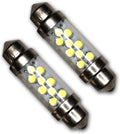 LEDUHL-39M-W9 Under Hood Light LED Light Bulbs Festoon 39mm, 9 LED White 2-pc Set