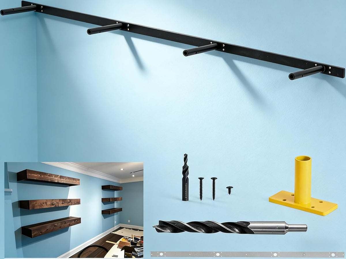 53'' heavy-duty hidden floating shelf bracket – 210, main product view