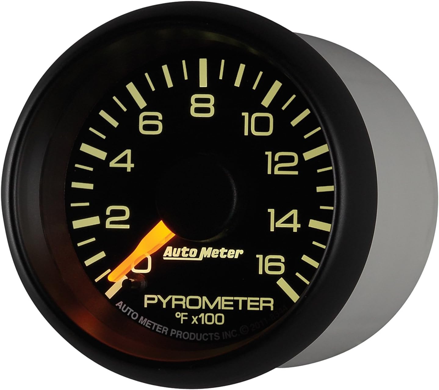 Auto Meter 8344 Chevy Factory Match Electric Pyrometer Gauge Kit 2.3125 in.
