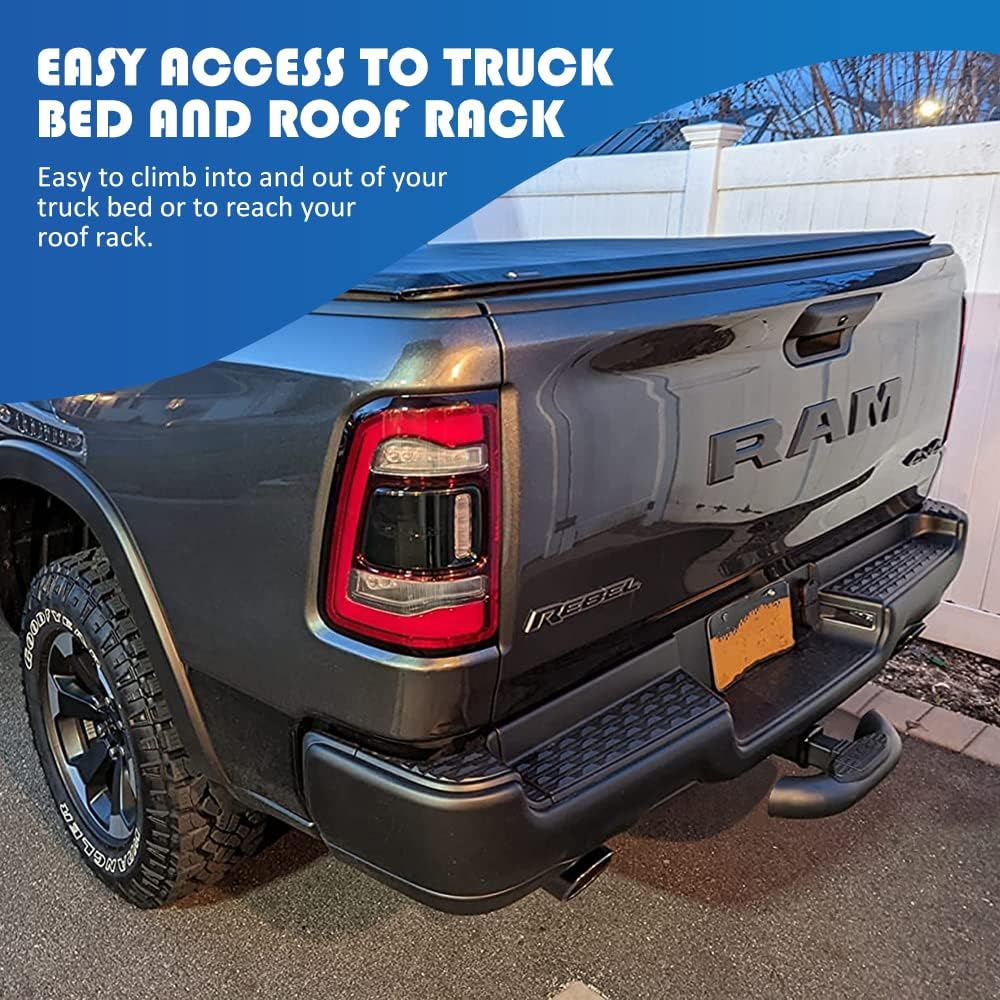 Hitch Step for 2 Inch Hitch Receiver Towing Bar Bumper Step Rear End Guard Protector for Pickup Truck SUV