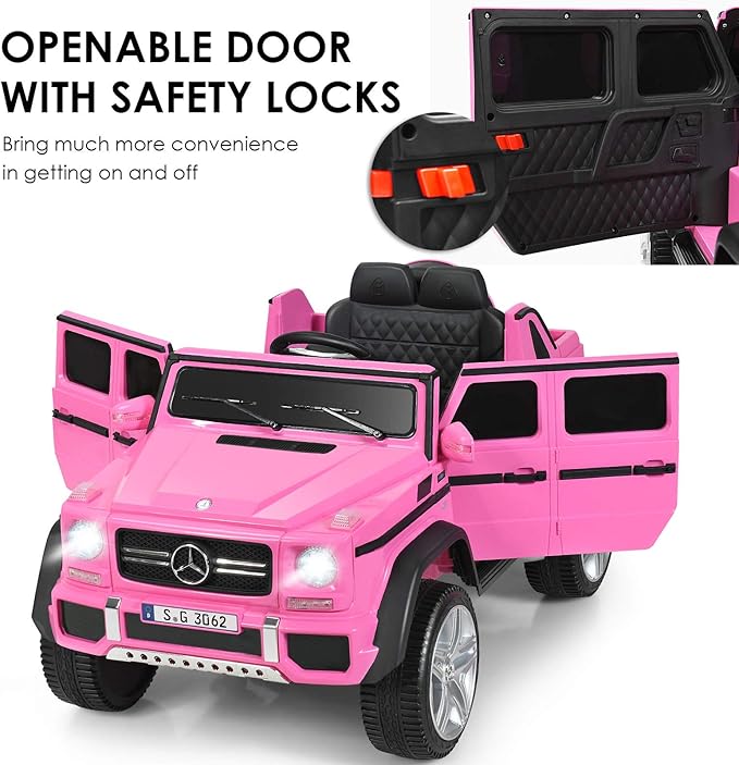 Costzon Ride on Car, Licensed Mercedes-Benz Maybach, 12V Battery Powered - Image 4